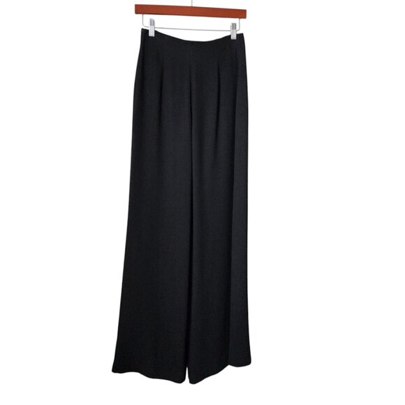 SALVATORE FERRAGAMO High Rise Wide Leg sleek dress slacks lined made in italy 8 - Picture 10 of 10